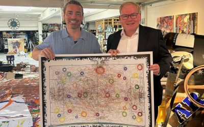 Dr. Peter Güllmann unterstützt erneut unseren Verein mit dem Erwerb eines Kunstwerks von Christian Nienhaus